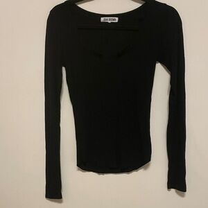 Joah Brown Classic Black Long Sleeve Tee